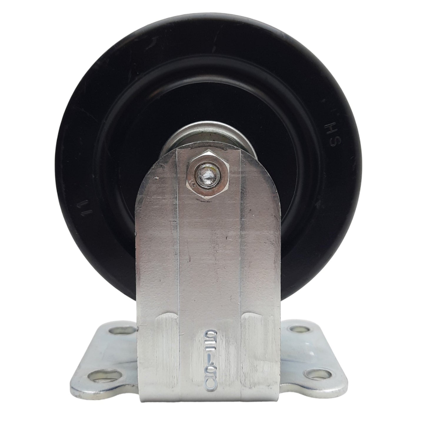 Used Payson Double Wheel Caster ø4in Wheel, 1-1/4in Width, 3-3/4 x 2-3/4in Plate