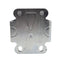 Used Payson Double Wheel Caster ø4in Wheel, 1-1/4in Width, 3-3/4 x 2-3/4in Plate