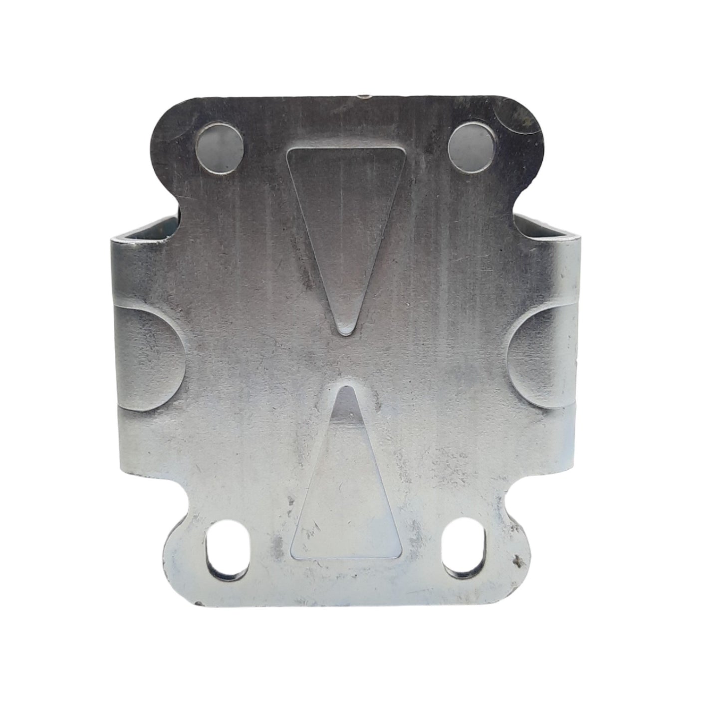 Used Payson Double Wheel Caster ø4in Wheel, 1-1/4in Width, 3-3/4 x 2-3/4in Plate
