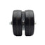 Used Payson Double Wheel Caster ø4in Wheel, 1-1/4in Width, 3-3/4 x 2-3/4in Plate