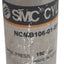 Used SMC NCMB106-01-0046USL Pneumatic Cylinder, ø1-1/16in Bore, 1in Stroke, 1/8in NPT