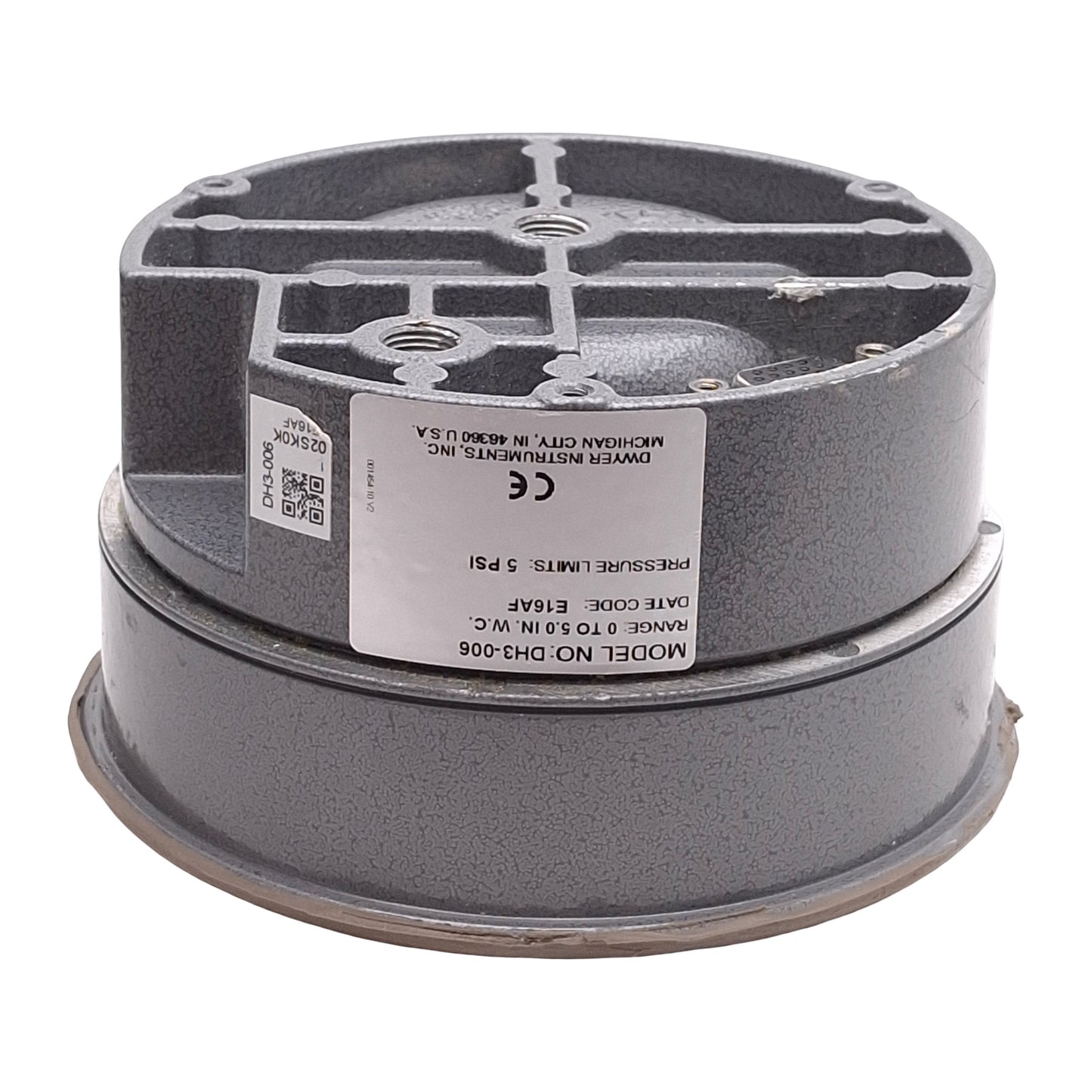 Used Dwyer DH3-006 Differential Pressure Controller, 0-5in WC, 1/8in NPT, 12-24V