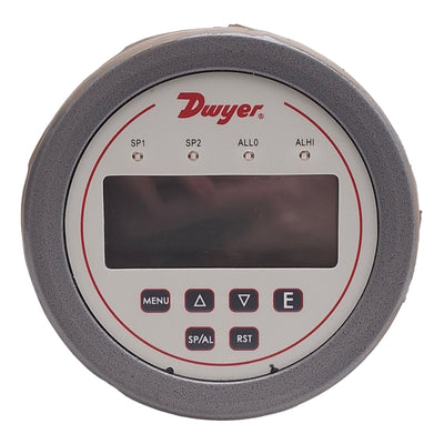 Used Dwyer DH3-006 Differential Pressure Controller, 0-5in WC, 1/8in NPT, 12-24V
