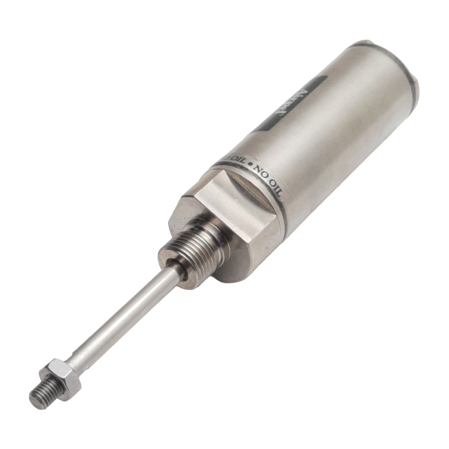 Used Airpel E24D1.5N Pneumatic Cylinder, ø0.945in Bore, 1.5in Stroke, M5, 0.2-100psi