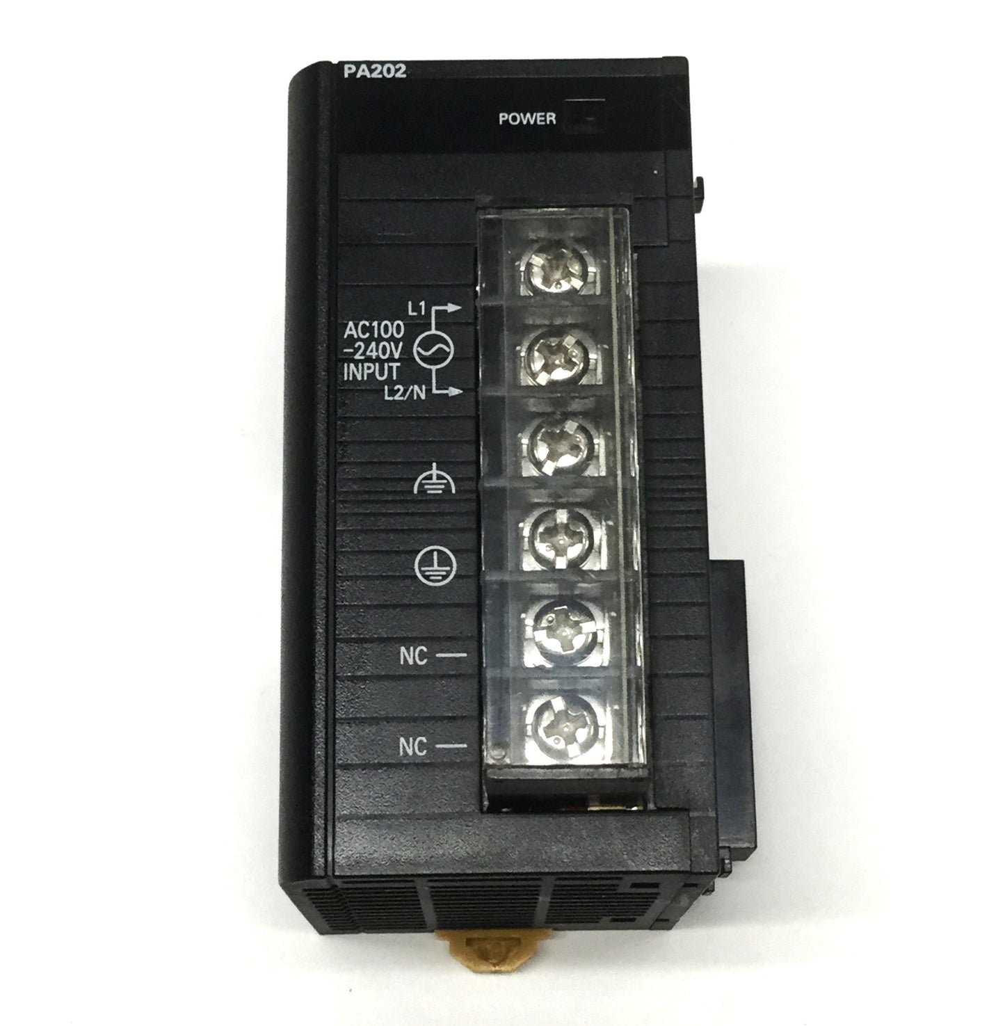Used Omron CJ1W-PA202 14W SYSMAC CJ Power Supply Module, 100-240VAC In, 5/24VDC Out