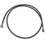 Used Stainless Steel Braided Hose 5ft Length, ø3/8in OD, 1/2"-20 UNF Female