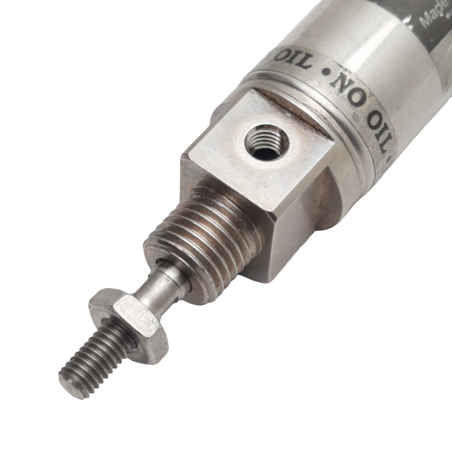 Used Airpel E16D1.5U Pneumatic Cylinder, ø0.627in Bore, 1.5in Stroke, #10-32, 100psi