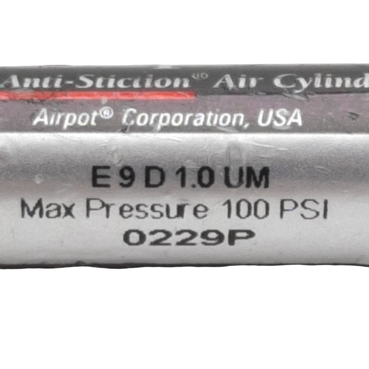 Used Airpel E9D1.0UM Pneumatic Cylinder, ø0.366in Bore, 1in Stroke, M5, 100psi Max