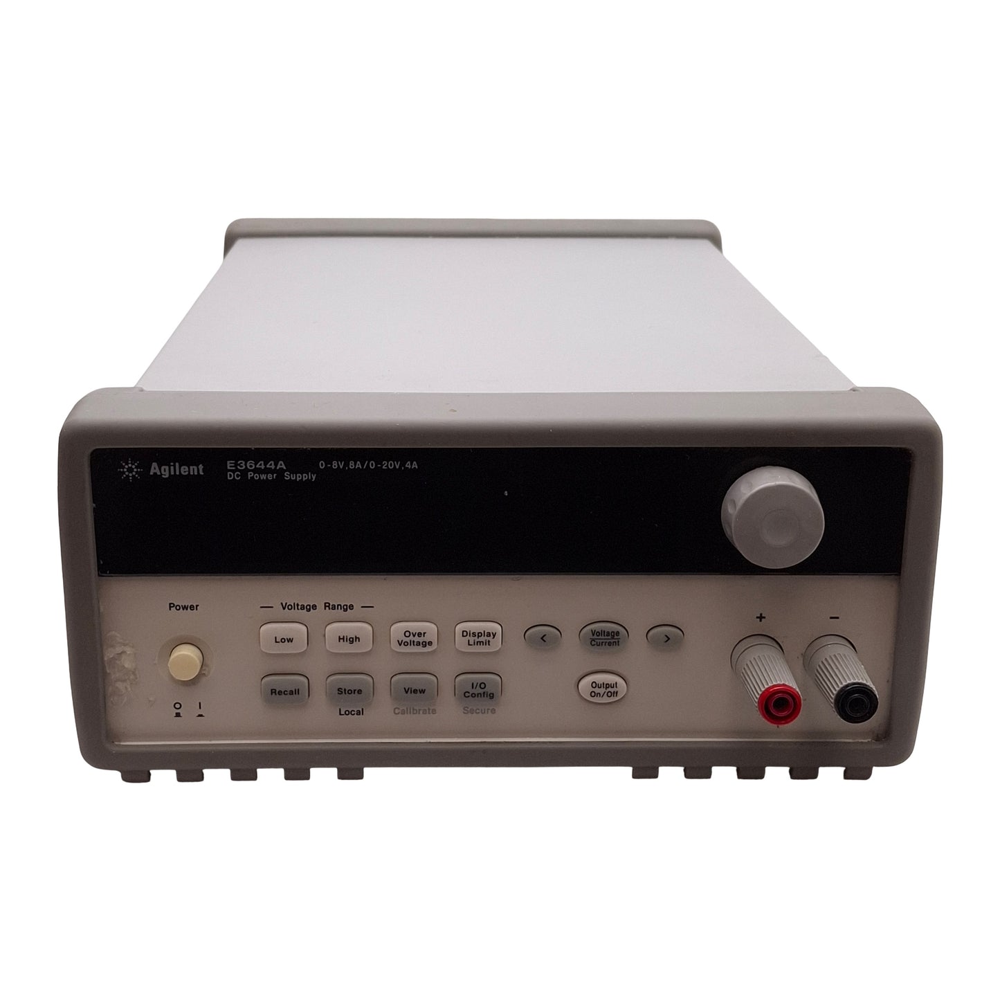 Used Agilent E3644A DC Power Supply, 80W, 0-8VDC 8A or 0-20VDC 4A OUT, 115VAC IN
