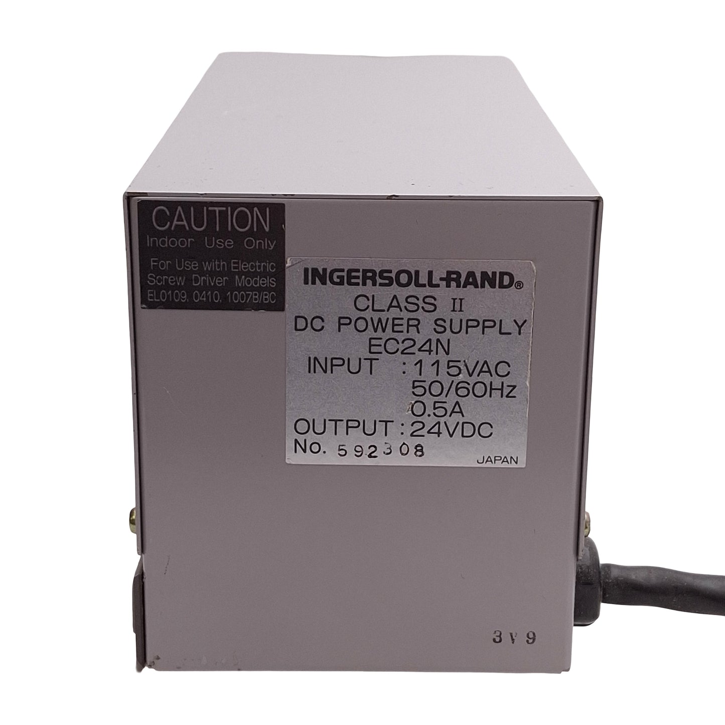 Used Ingersoll Rand EC24N Electric Screwdriver Controller, 24VDC Output, 115VAC Input