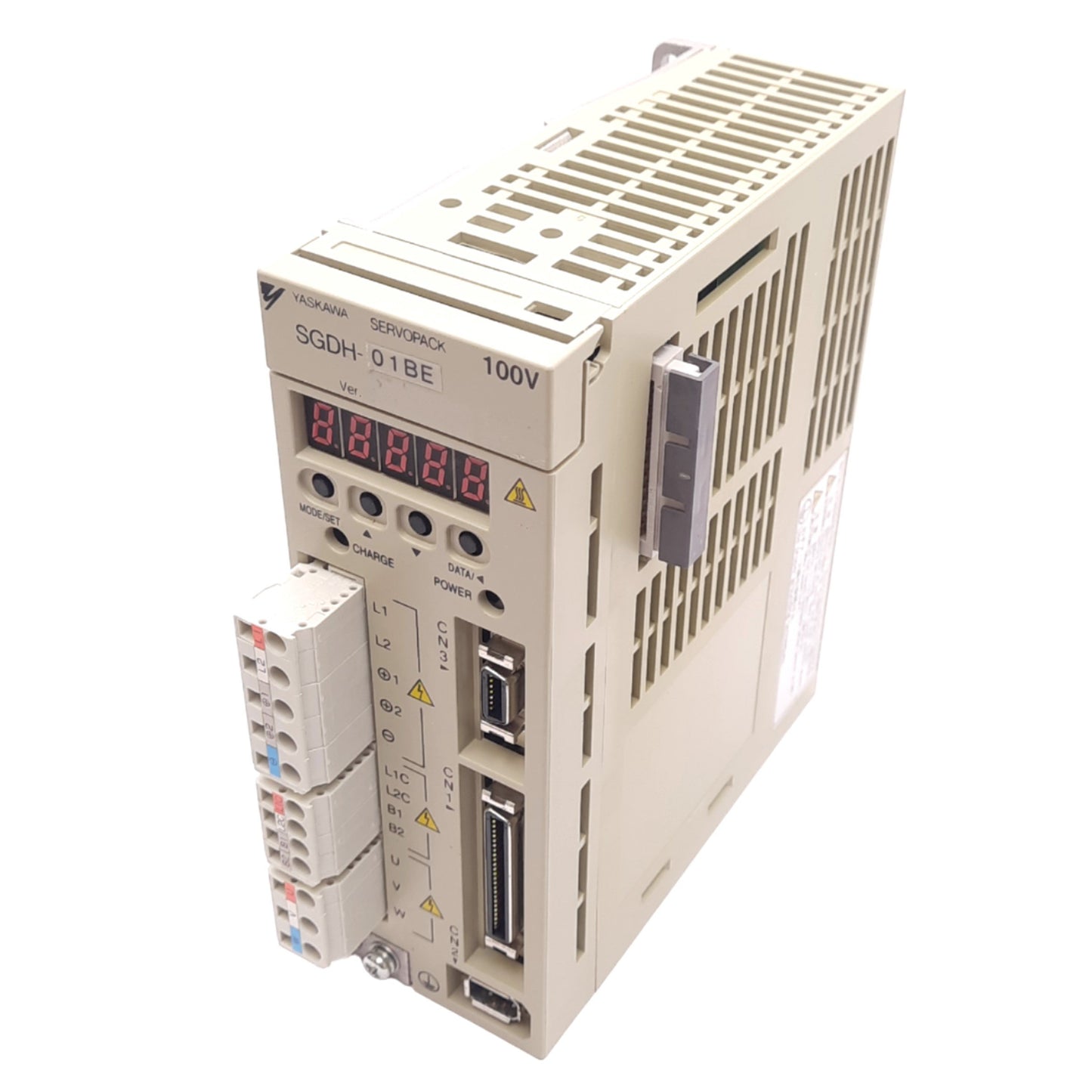 Used Yaskawa SGDH-01BE Sigma II Servopack, 100-115VAC In, 3Phase 0-115VAC 0-300Hz Out