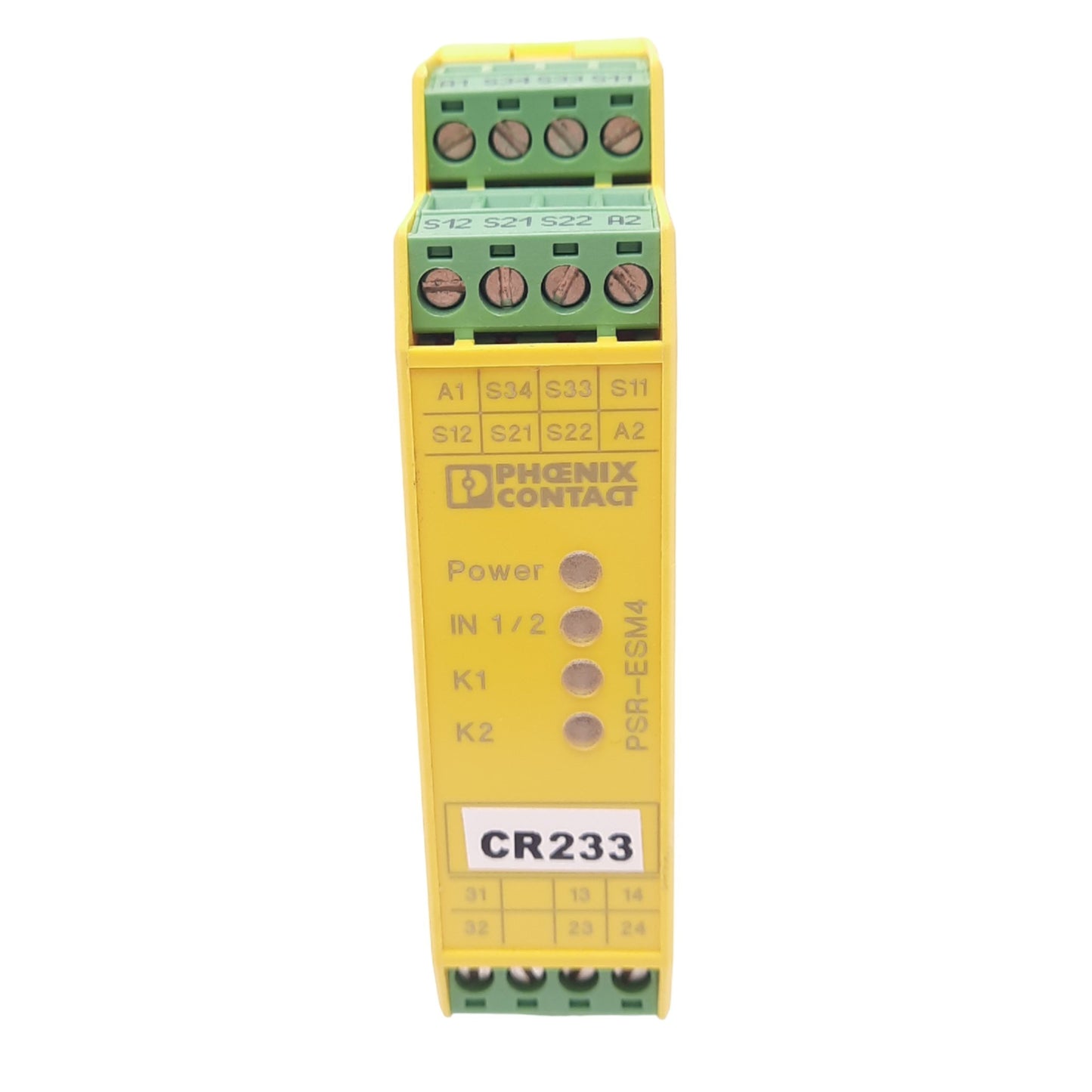 Used Phoenix Contact PSR-SCP-24UC/ESM4/2X1/1X2 Safety Relay, 3-Pole, 240VAC/24VDC