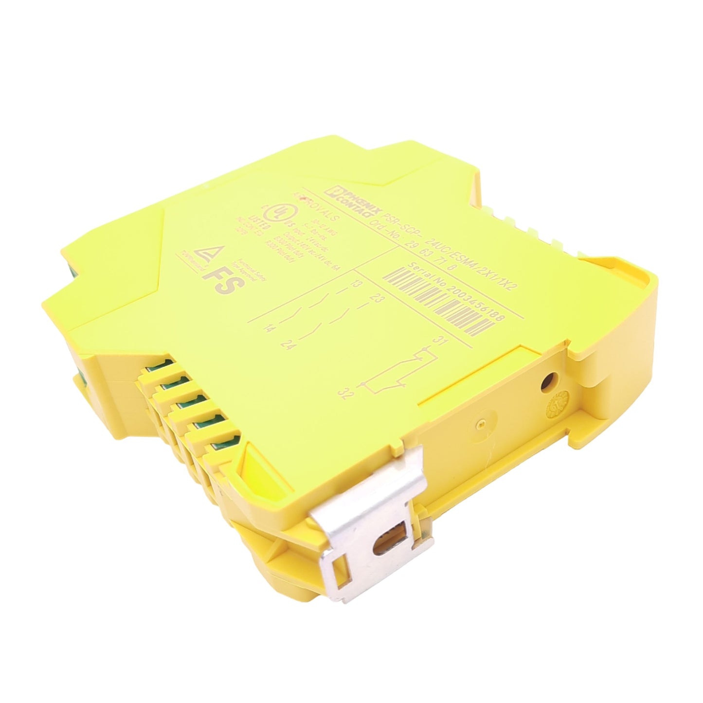 Used Phoenix Contact PSR-SCP-24UC/ESM4/2X1/1X2 Safety Relay, 3-Pole, 240VAC/24VDC