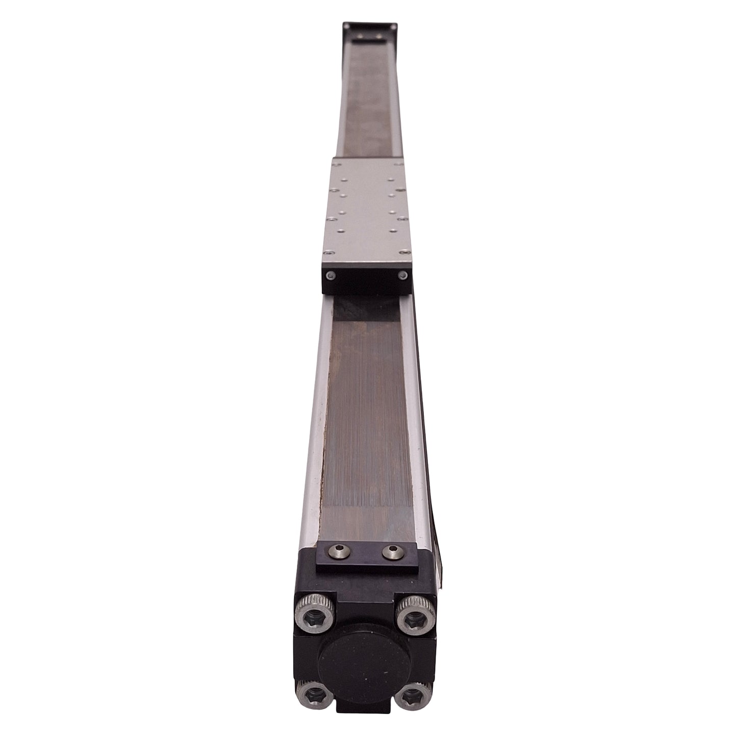 Used Parker ER032B08L Rodless Actuator, 1/8in Lead, 600mm Stroke, 135lbf, NEMA 23