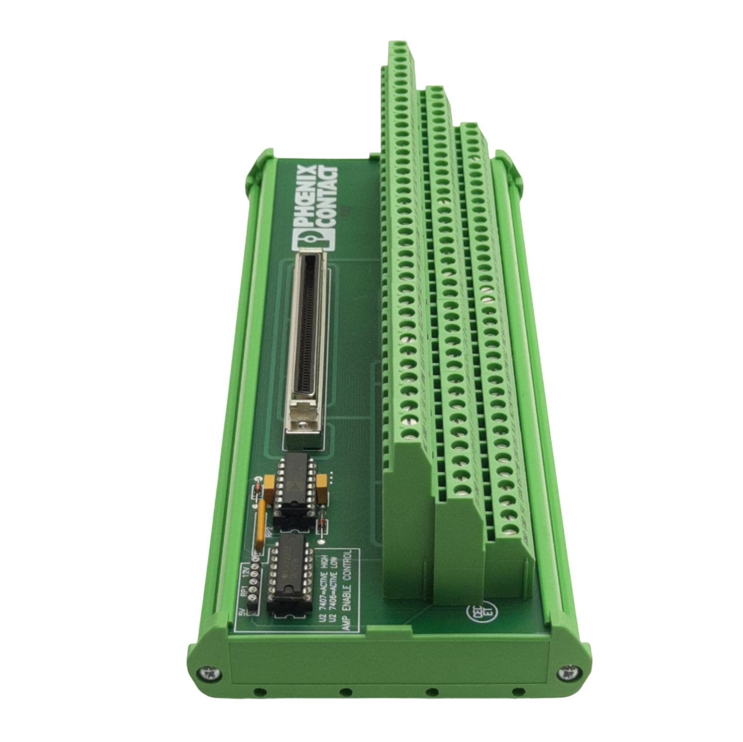 Used Phoenix Contact 5602077 Optima MD100 Interface Module, 100-Pin MDR to Terminals