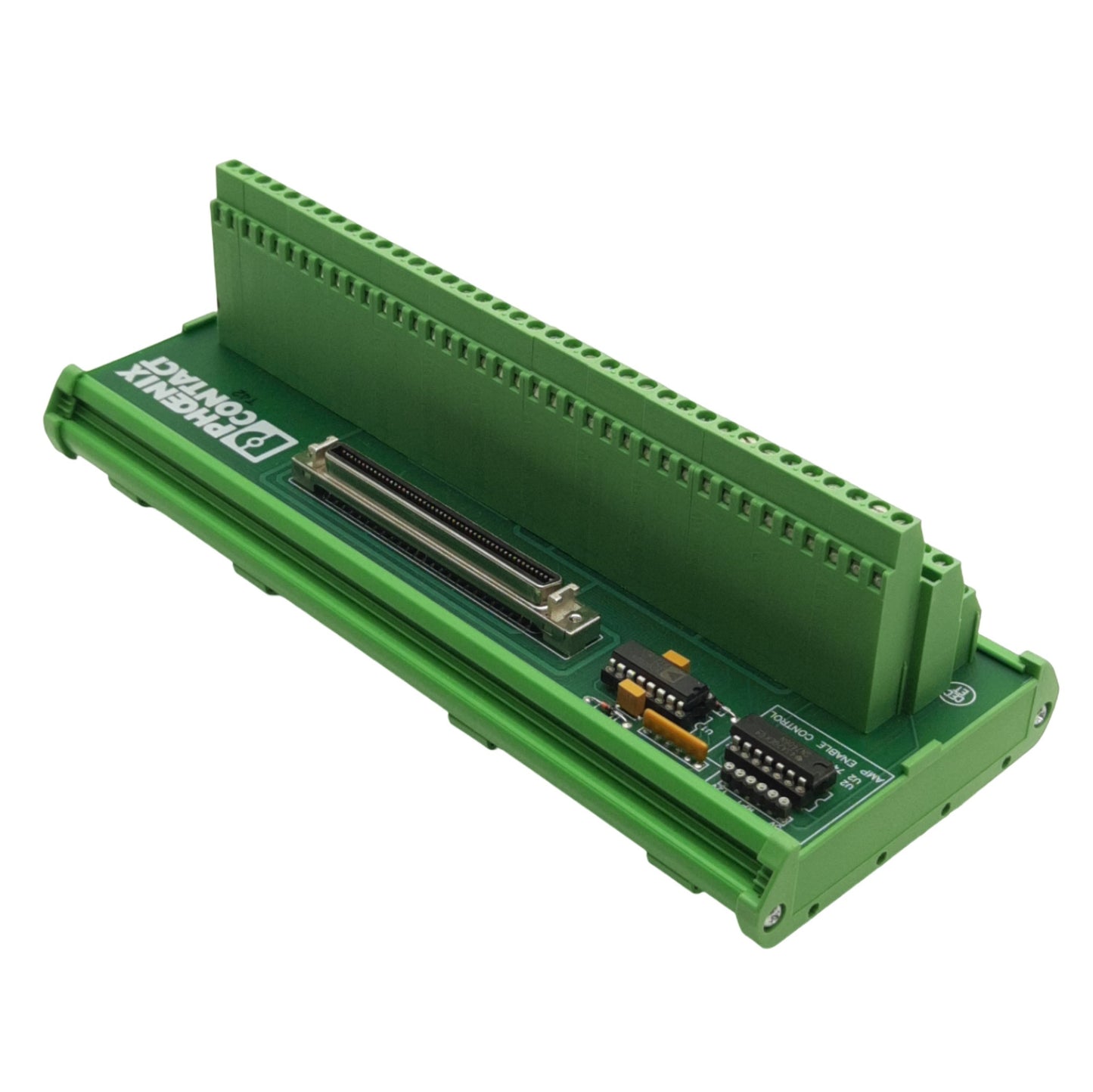 Used Phoenix Contact 5602077 Optima MD100 Interface Module, 100-Pin MDR to Terminals