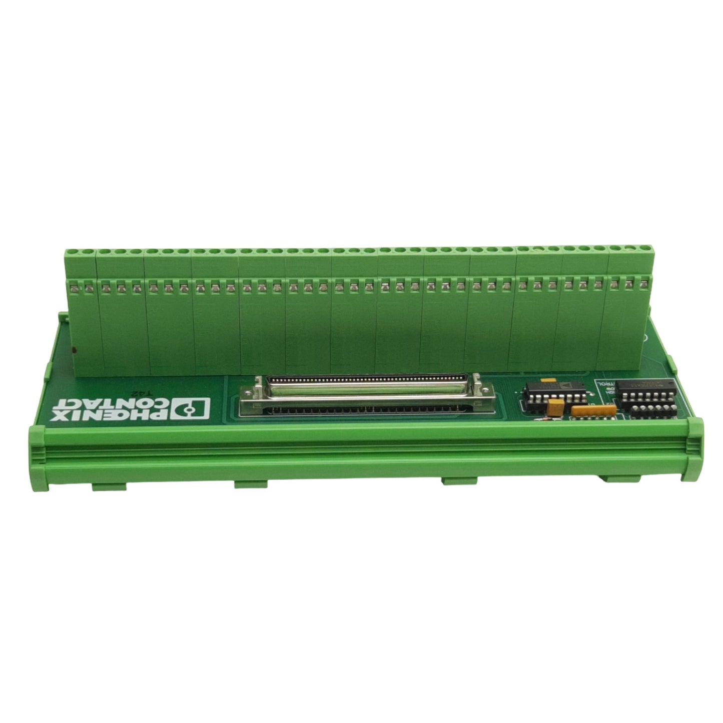 Used Phoenix Contact 5602077 Optima MD100 Interface Module, 100-Pin MDR to Terminals