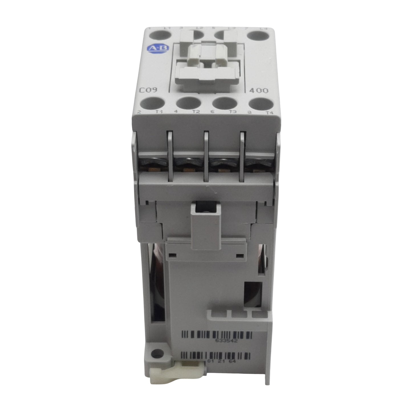 Used Allen Bradley 100-C09DEJ400A Contactor, 4-Pole 4N.O, 3PH, 32A 600VAC, 24VDC Coil