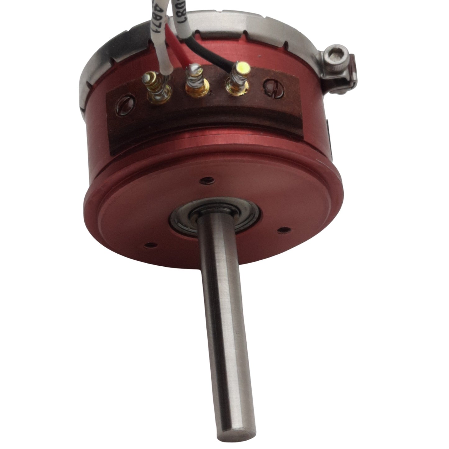 Used Voltronics V200675 Precision Potentiometer ø1/4in Shaft, 1-1/2in Length, 5k Ohms