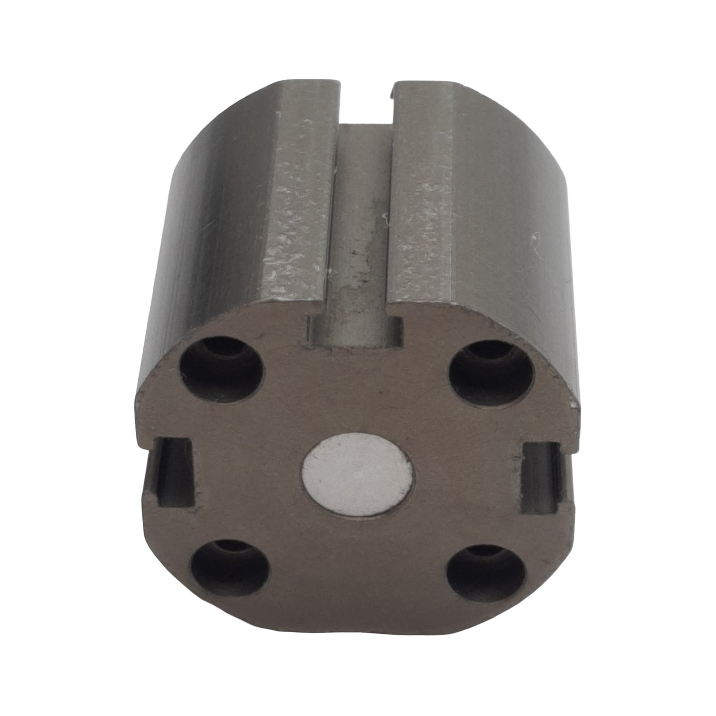 Used American 562LPD-0.37 Pneumatic Cylinder, 9/16in Bore, 0.37in Stroke, #10-32