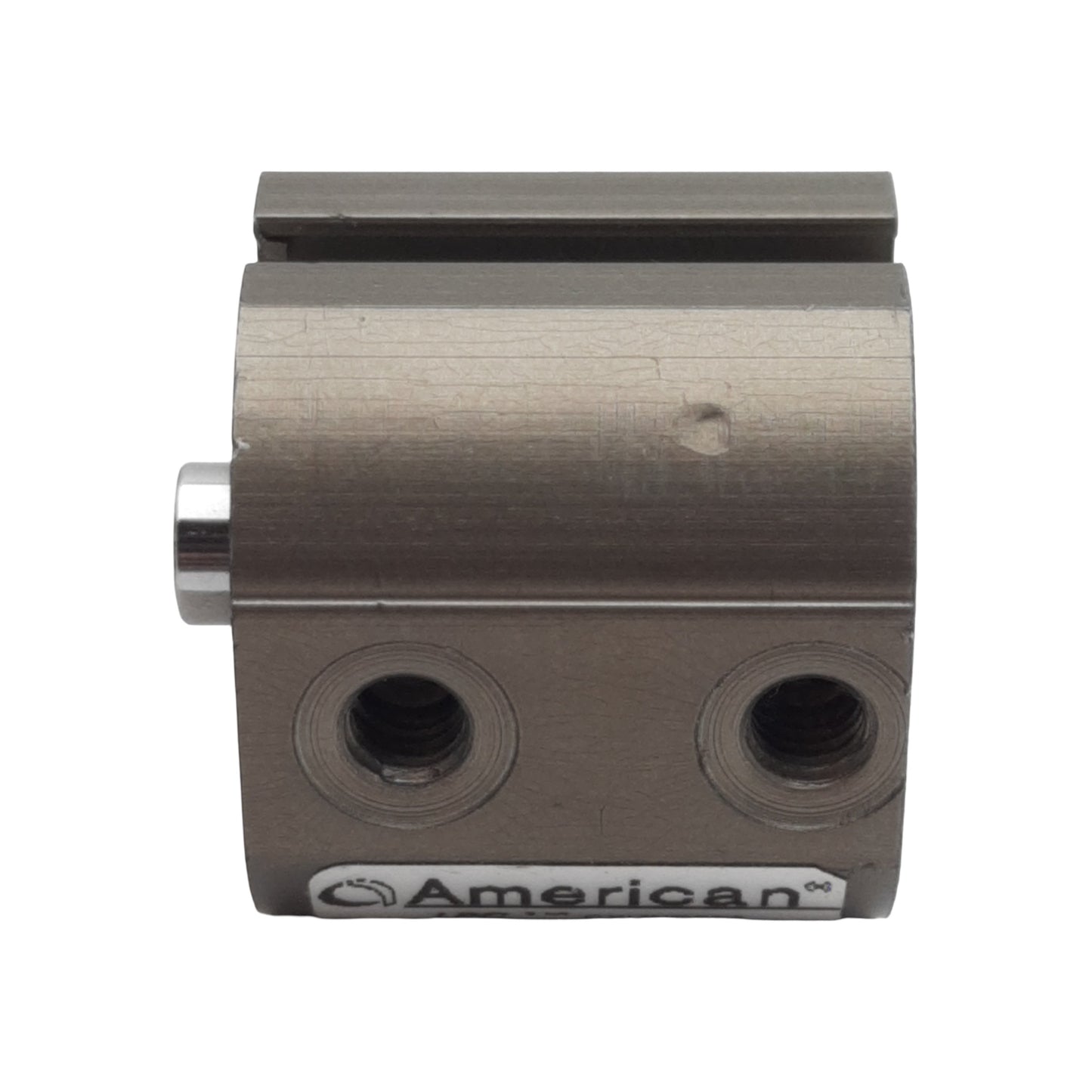 Used American 562LPD-0.37 Pneumatic Cylinder, 9/16in Bore, 0.37in Stroke, #10-32