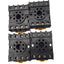 Used Lot of 4 Omron PF083A-E Relay Sockets, 8-Pin Octal, 250VAC 10A, DIN Rail