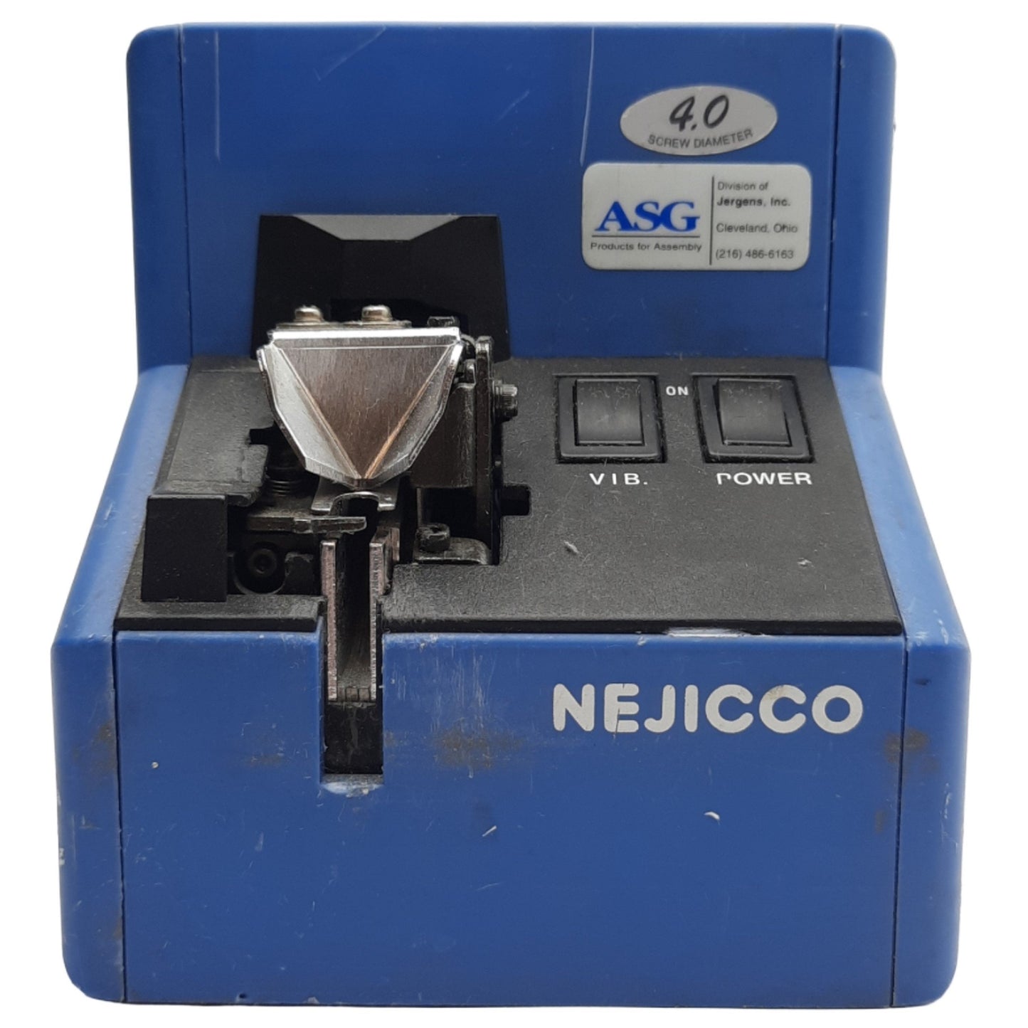 Used Nejicco Sony Bonson SAS-540-IIv Automatic Screw Feeder ø4mm Screw, 12~15VDC