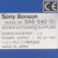 Used Nejicco Sony Bonson SAS-540-IIv Automatic Screw Feeder ø4mm Screw, 12~15VDC