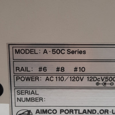 Used Aimco A-50C Automatic Screw Feeder, M3.5-M5.0 (#6-10) Range, 120VAC/12VDC 500mA