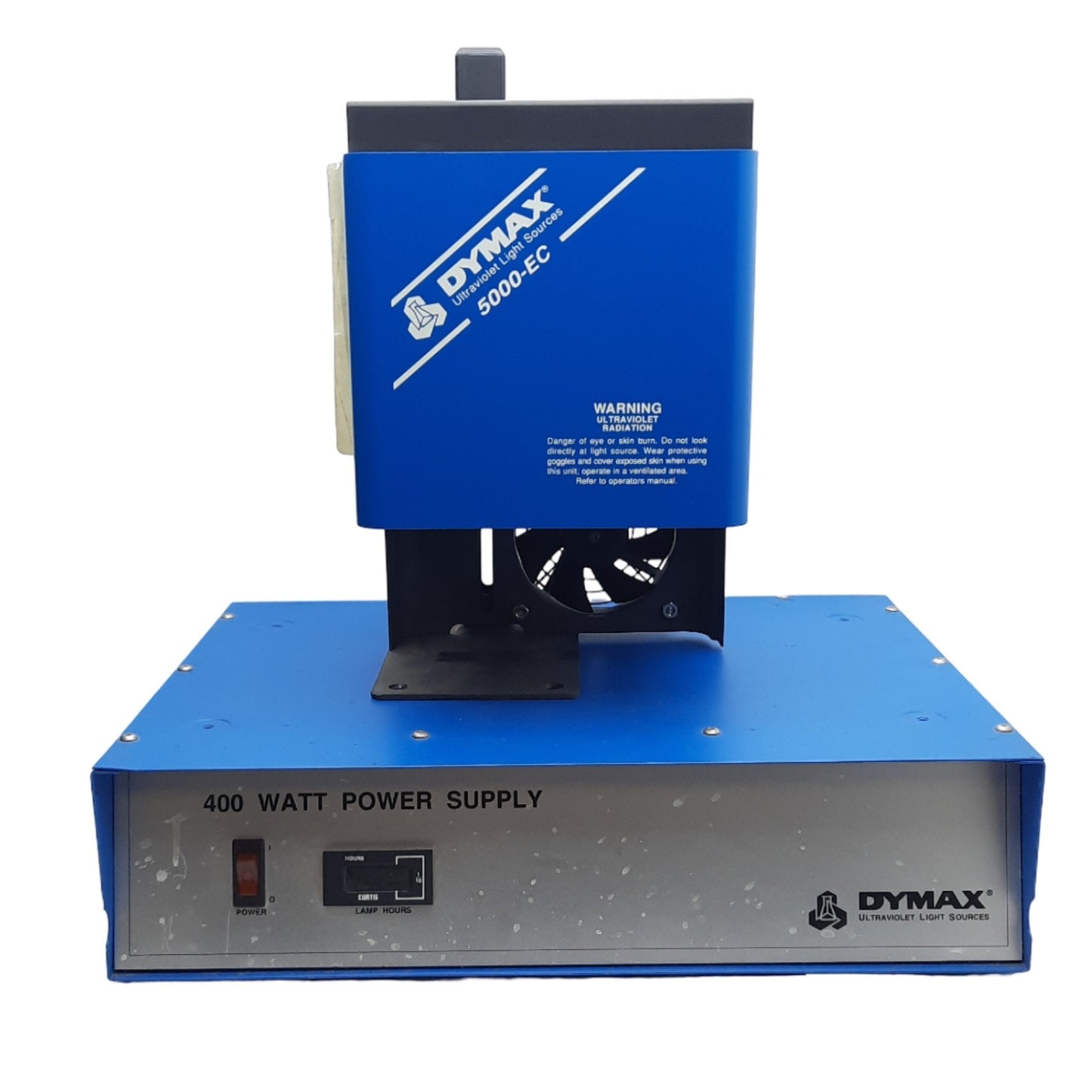 Used Dymax 5000-EC Ultraviolet Light UV Curing System 5"x5" Area w/400W Power Supply