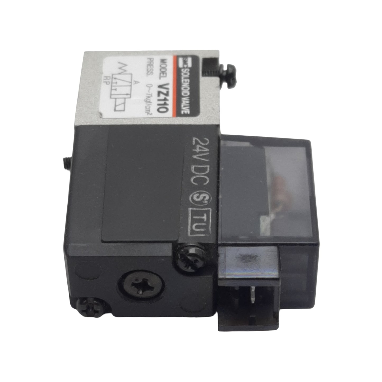 Used SMC VZ110-5MOZ-M5 Solenoid Valve, 3-Way NC, 0.15-0.7MPa, M5 Port, 24VDC Coil