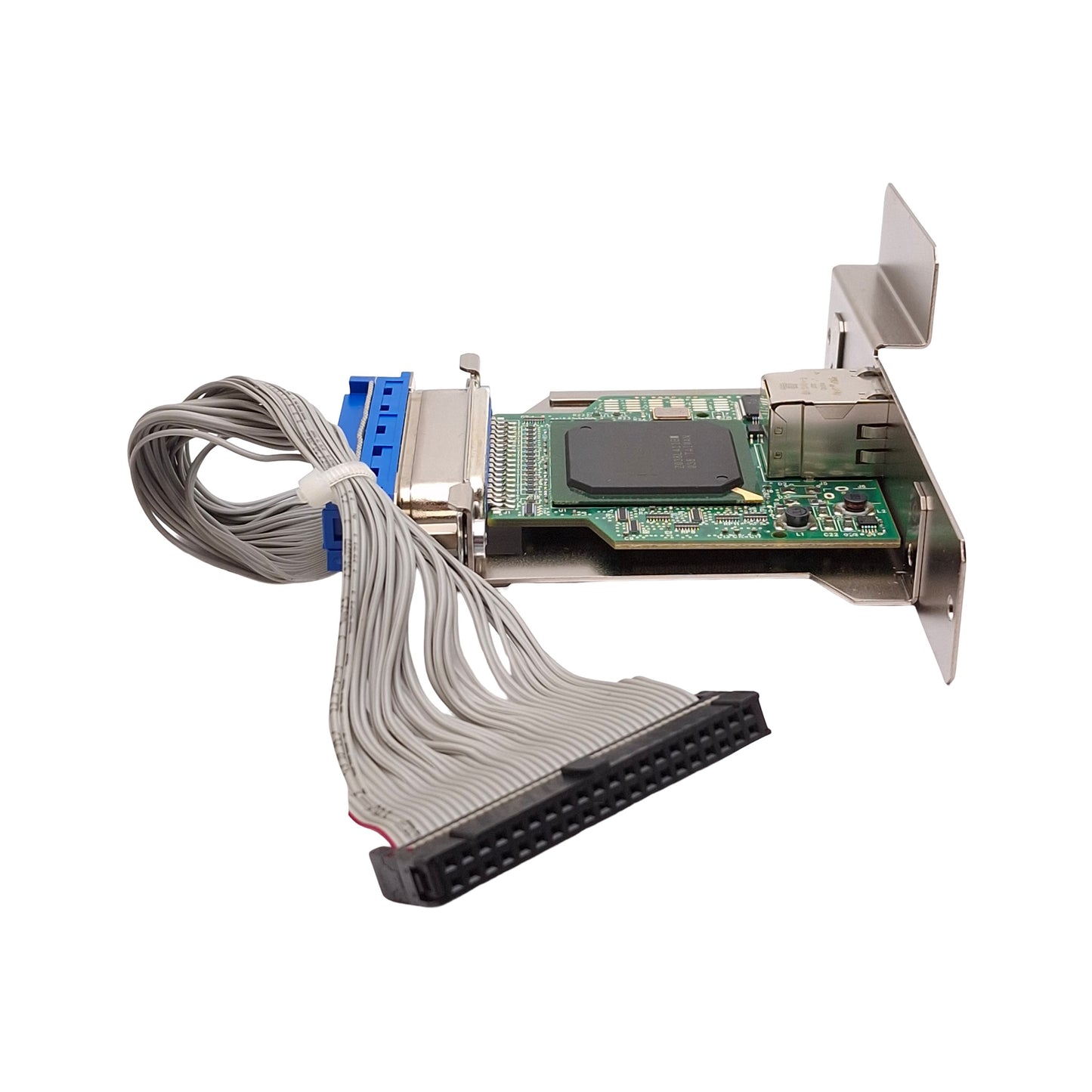 Used Zebra 47560-100 Rev B Ethernet Network Interface Card For 105SL Printer, RJ-45