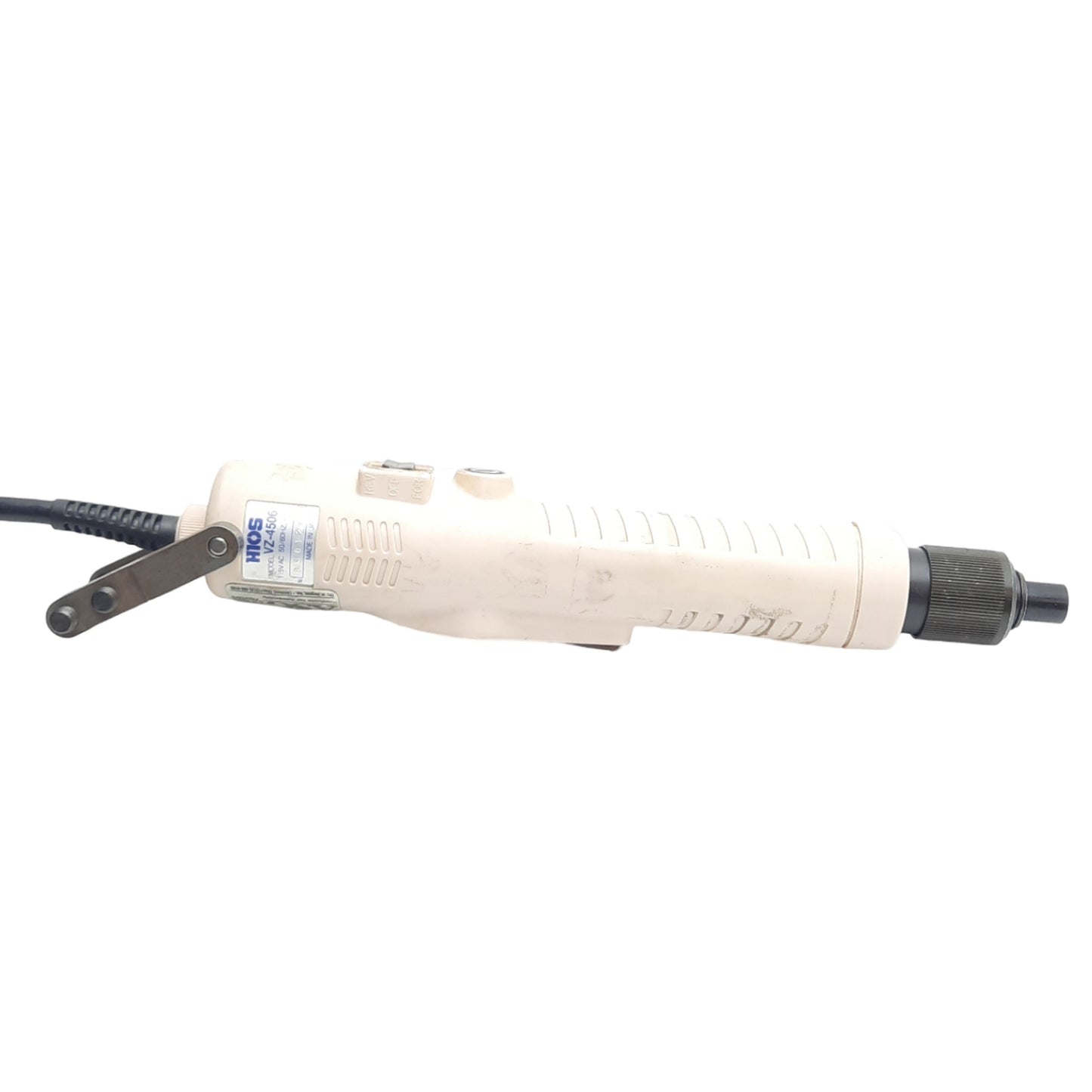 Used ASG Jergens HIOS H10S VZ-4506 Electric Screw Driver 1/4in Drive, 120VAC, 1-4.5Nm