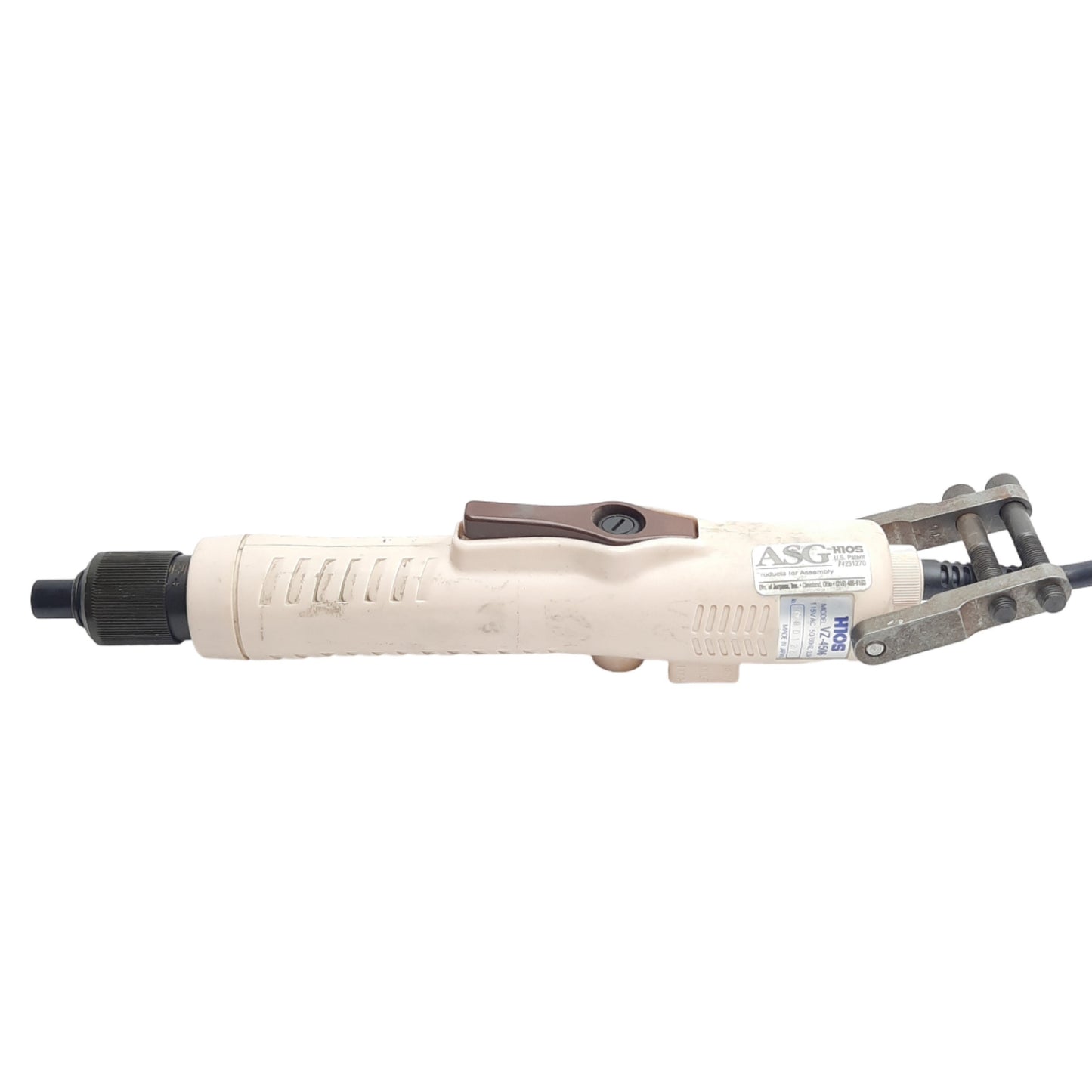 Used ASG Jergens HIOS H10S VZ-4506 Electric Screw Driver 1/4in Drive, 120VAC, 1-4.5Nm