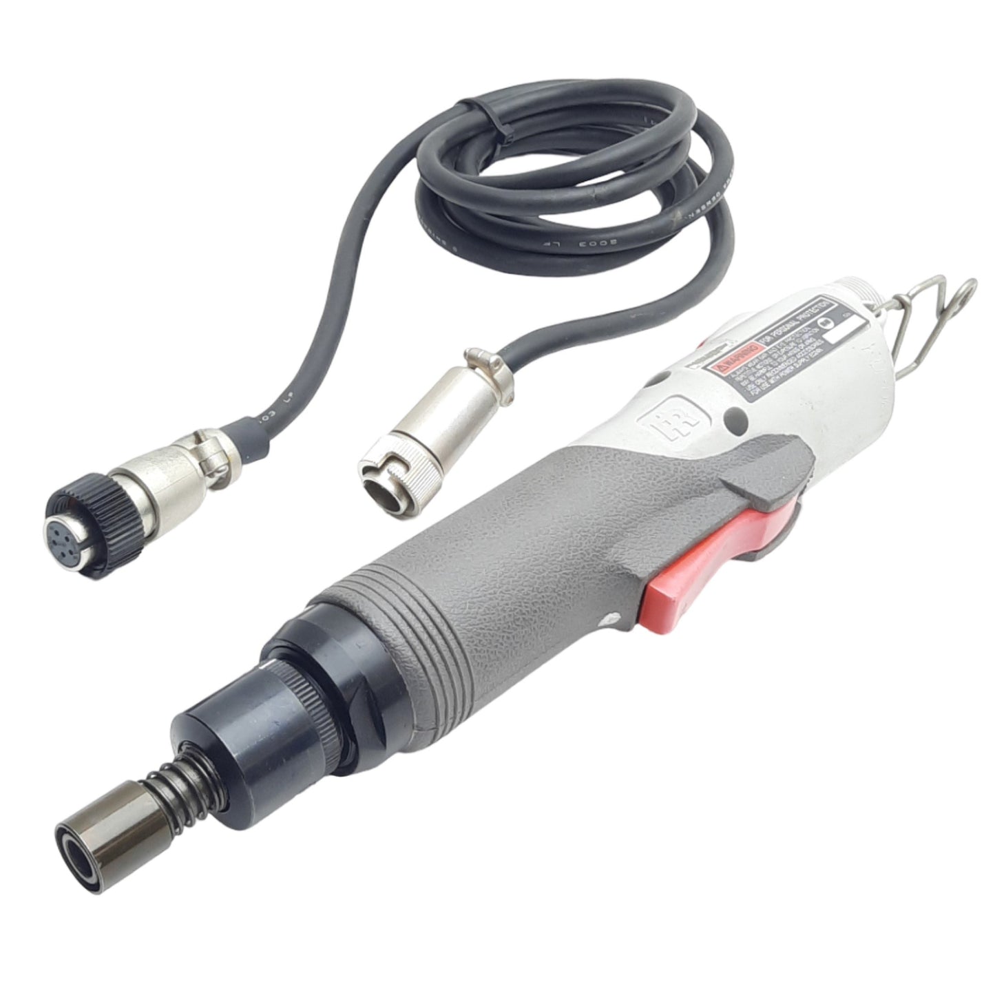 Used Ingersoll Rand EL1007B Electric Screwdriver, 24VDC, 0.03 to 1.2Nm, 500-700RPM
