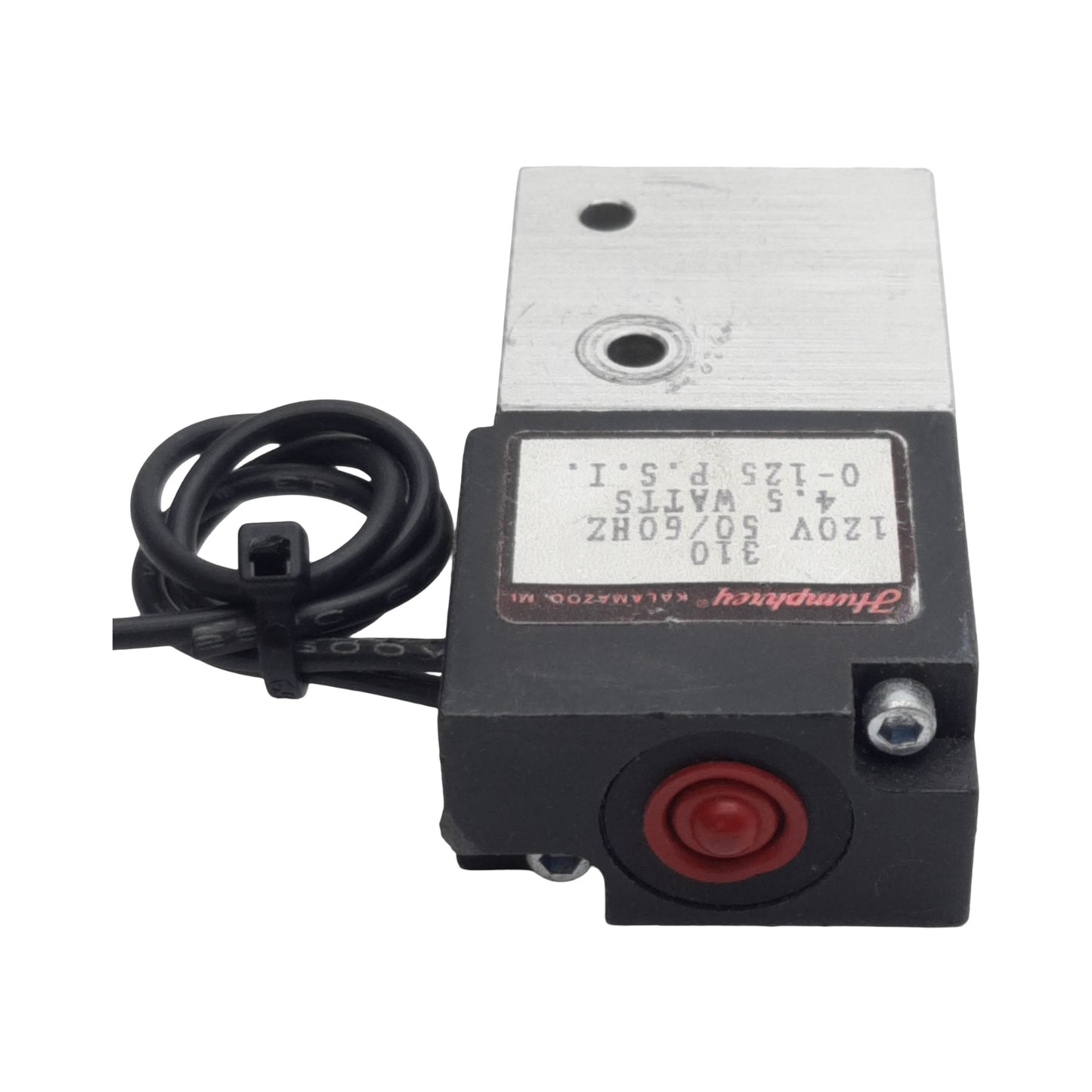 Used Humphrey 3101205060 Solenoid Valve, 3/2-Way, 1/8" NPSF, 125psi, 4.5W 120VAC Coil