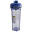 Used Lot of 2 US-Filter USF-PPI Clear Shell Pneumatic Filter Housing 1ft Length