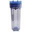 Used Lot of 2 US-Filter USF-PPI Clear Shell Pneumatic Filter Housing 1ft Length