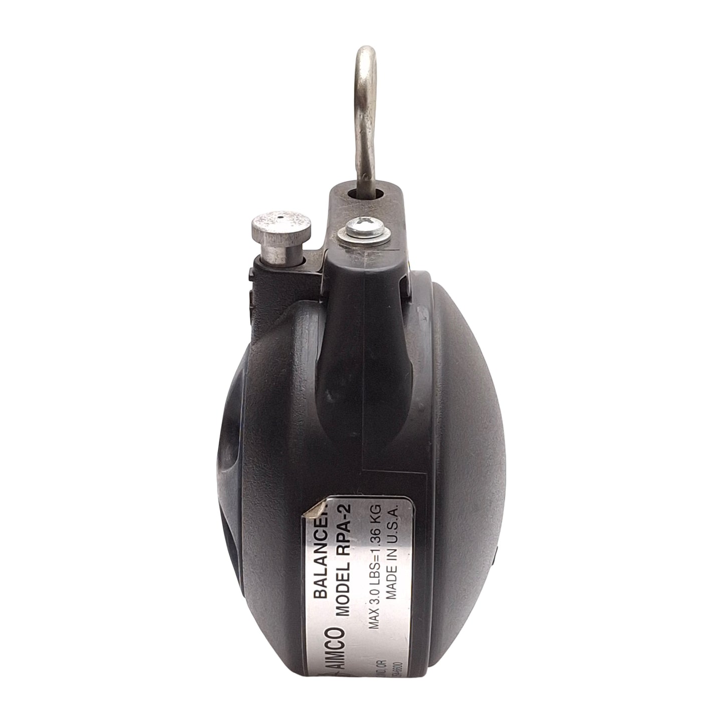 Used Aimco RPA-2 Tool Balancer Retractor, 1.5-3.0lbs Capacity, 5ft Nylon Steel Cable