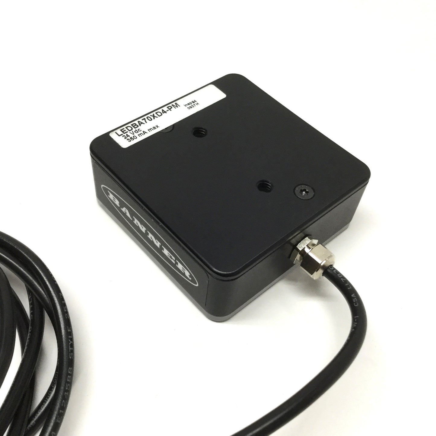 Used Banner LEDBA70XD4-PM 70mm Machine Vision Area Light, Adjustable Blue LED, 24VDC