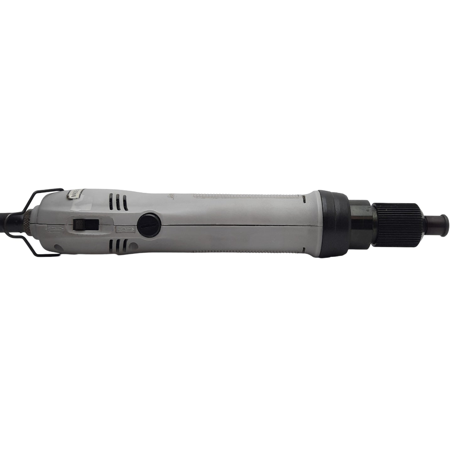 Used AIM Electra AE-7010 Inline Electric Screwdriver 30VDC, 6.1-17.4in-lb, 750rpm