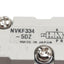 Used SMC NVKF334-5DZ-01 Solenoid Valve, 3/2-Way, 1/8in Rc, 0-0.7MPa, 24VDC Coil