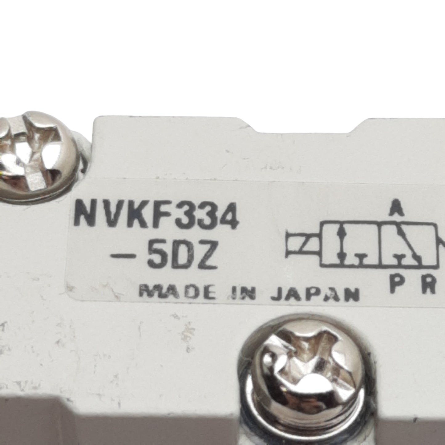 Used SMC NVKF334-5DZ-01 Solenoid Valve, 3/2-Way, 1/8in Rc, 0-0.7MPa, 24VDC Coil