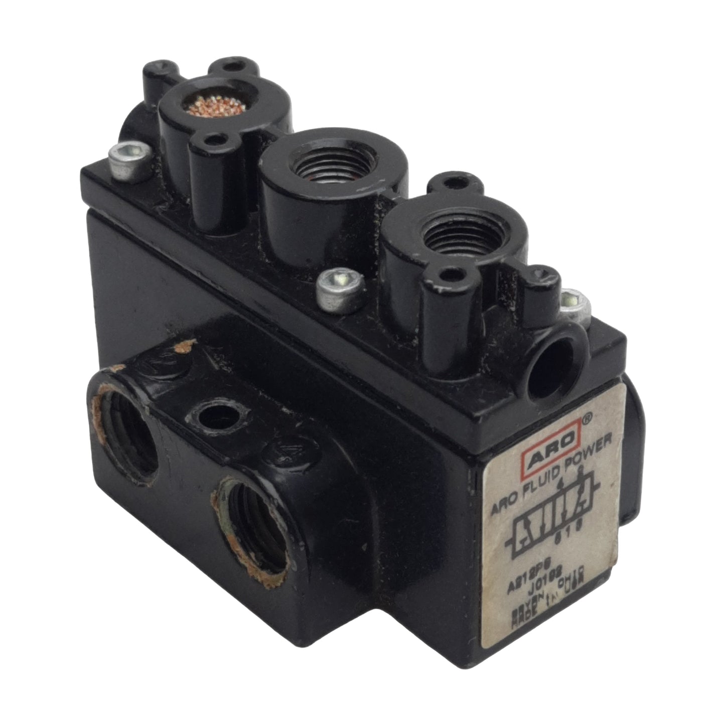 Used ARO Ingersoll Rand A212PS Pilot Air Valve, 5/2-Way, 1/4in NPT, 150psi Max