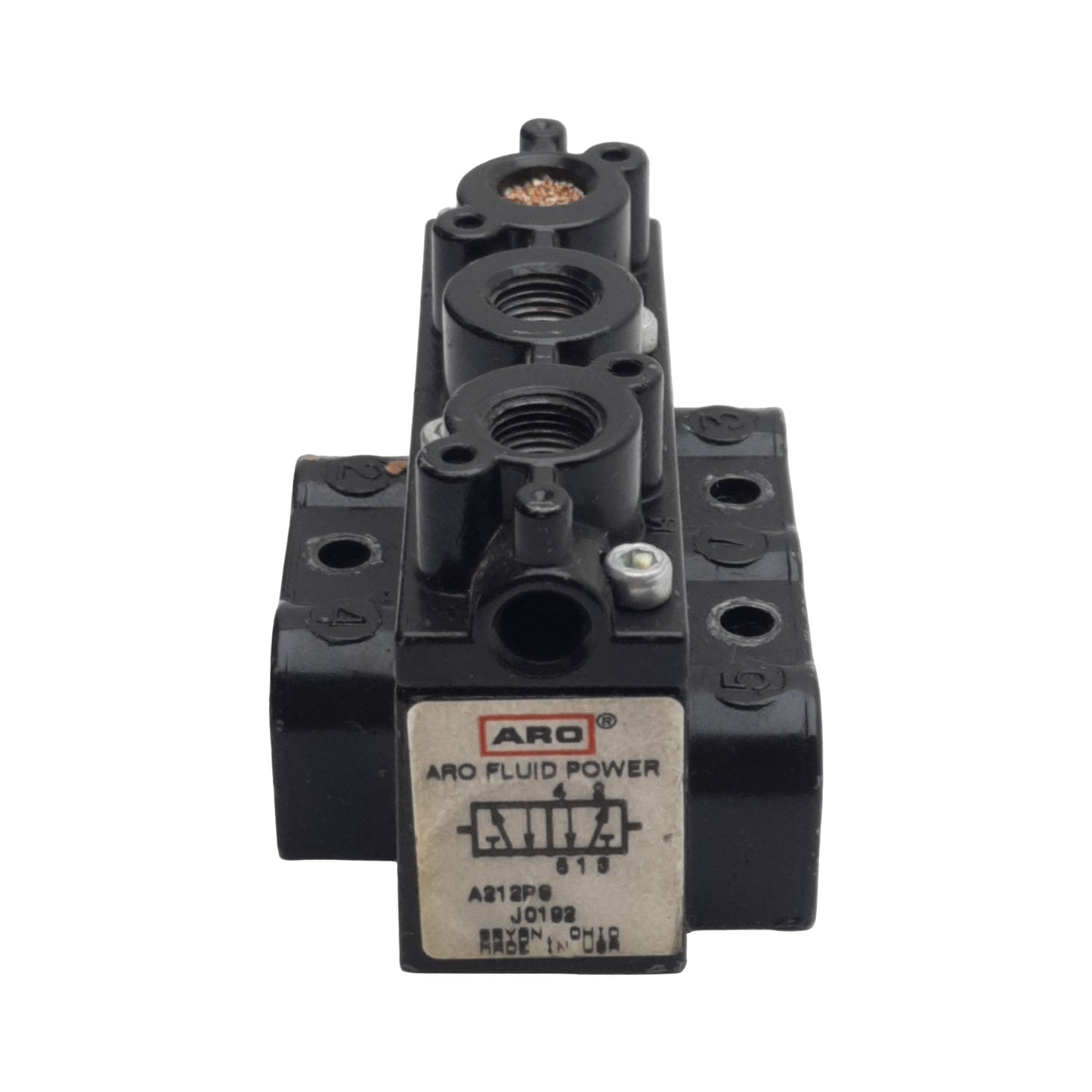 Used ARO Ingersoll Rand A212PS Pilot Air Valve, 5/2-Way, 1/4in NPT, 150psi Max