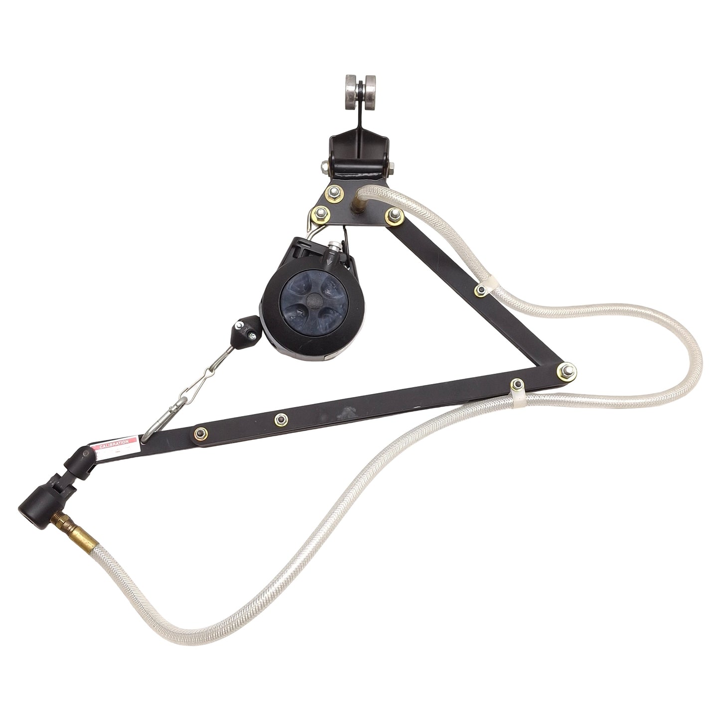 Used Hubbell Tool Balancing Workstation Arm, 1.5-3.0lbs, 38.25", Right Angle Trolley