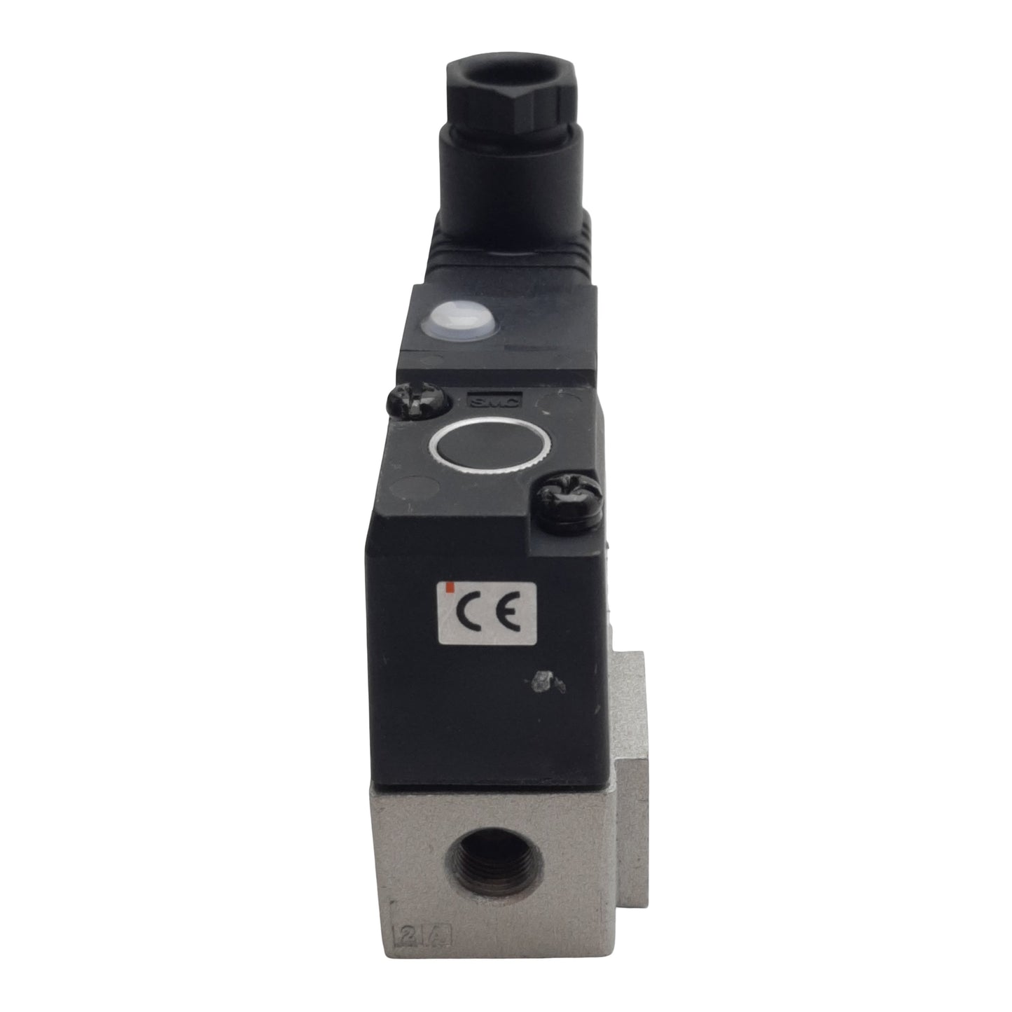 Used SMC VT307-5DZZ-01-Q Solenoid Valve, 3/2-Way, 1/8in Rc, 0-0.9MPa, 24VDC Coil