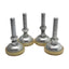 Used Lot of 4 Bosch 3842352061 Leveling Foot D44, M12 Thread, 85" H x 44" OD, 10 Slot