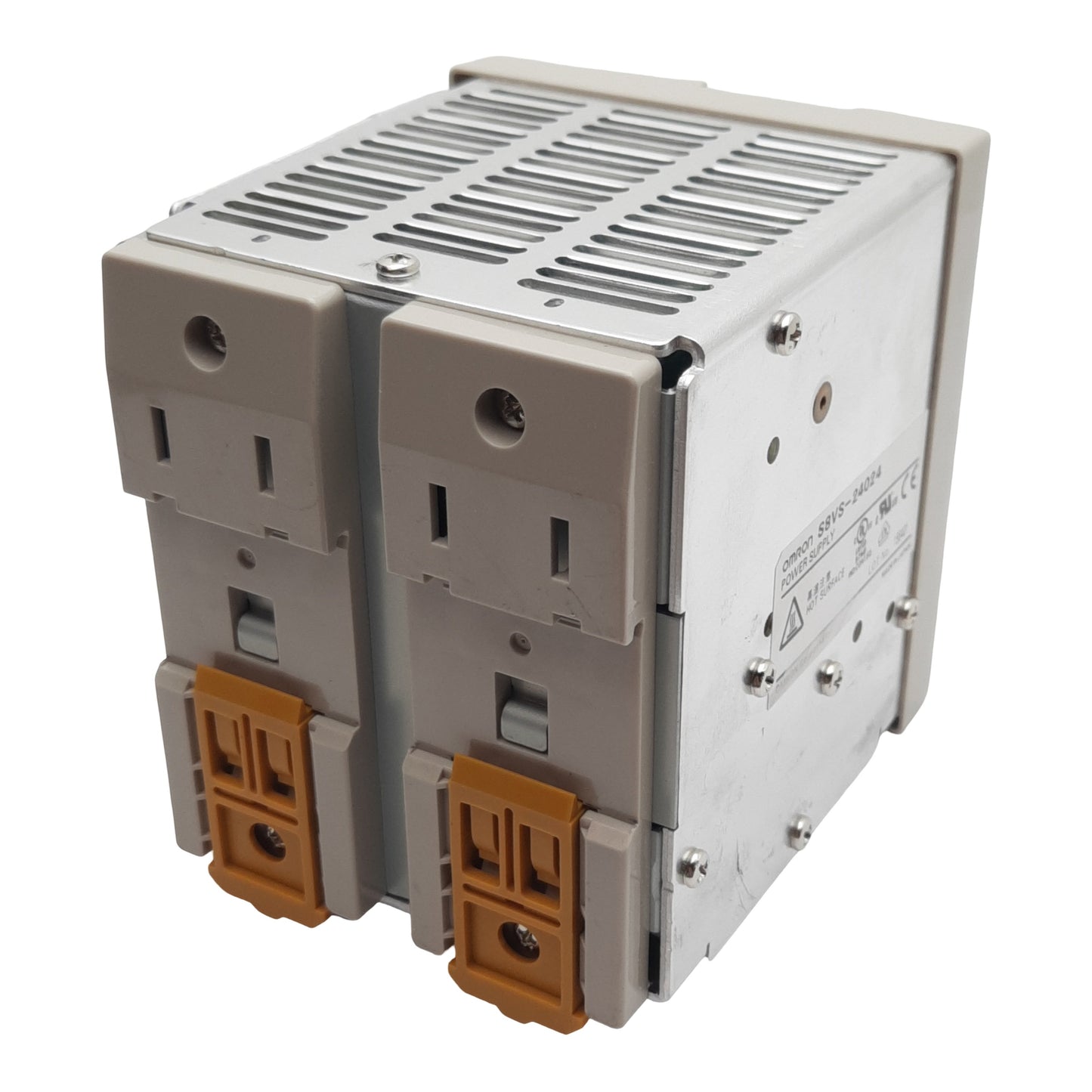 Used Omron S8VS-24024 Power Supply, 100-240VAC In, 240W, 10A 24VDC Out, DIN Rail