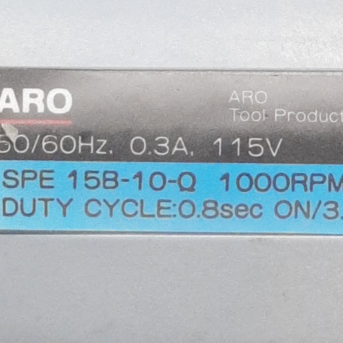 Used ARO SPE15B-10-Q Push to Start Electric Screwdriver 15in-lb Torque, 1000rpm